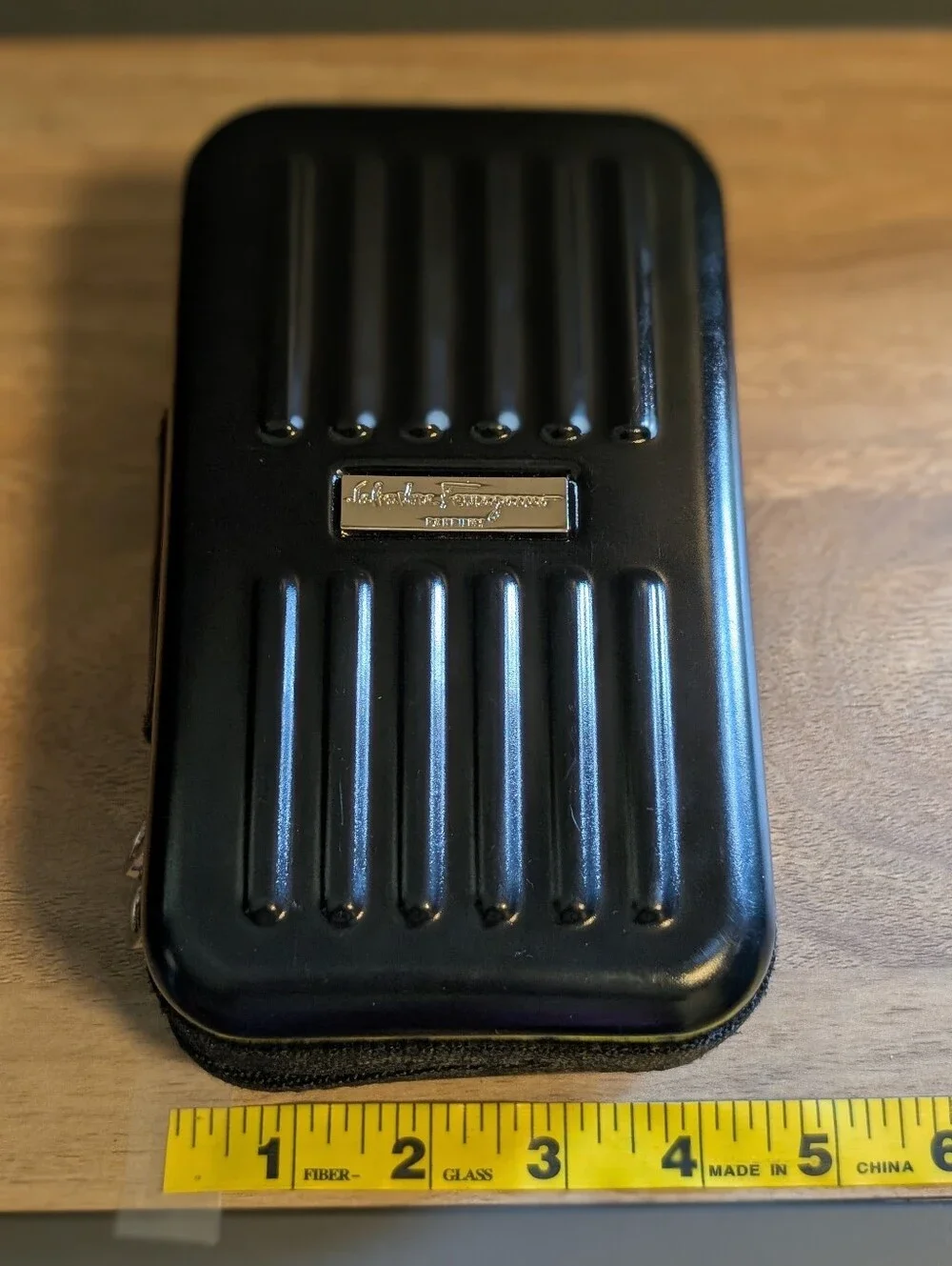 Salvatore Ferragamo x EVA Air hard-shell amenity Case ** EMPTY**